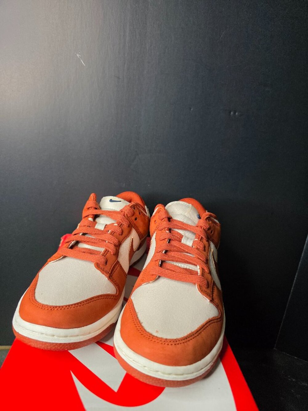 Nike Dunk Low LX Neighborhood Rugged Orange Brown Women's Size 5.5 / Men's 4